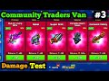 Community traders van damage test 3  good weapons  pixel gun 3d