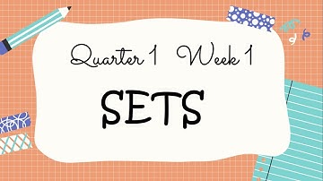 Math 7 Quarter 1 Week 1 - SETS
