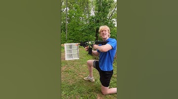 Worlds Most Powerful Nerf Gun Vs Window!