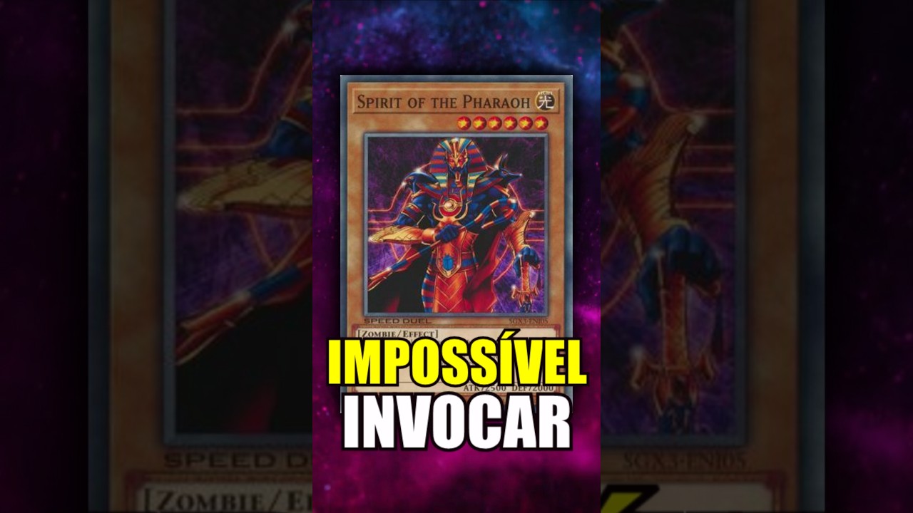 MONSTRO EG&Iacute;PCIO DIFICIL DE INVOCAR #yugioh