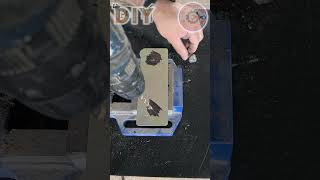 Diy Kernlöcher Für M8 Mit Handbohrmaschine Vorbohren.