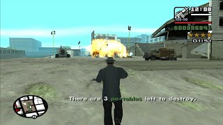 Deconstruction with a 4 Star Wanted Level - Garage mission 2 - GTA San Andreas