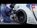 【段差】エアサス車にも容赦ない段差⁉️😱🚗💨【リバティーウォーク組とスーパーカーの搬入＋搬出】第8回ニューイヤーミーティング 甲府駅自動車博覧會 2021