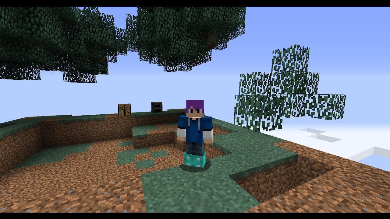 Minecraft PC Sky Island Challenge The Happy Start [1]