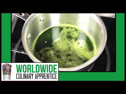 How to make Chlorophyll - How extract Chlorophyll - Natural Green Food Coloring