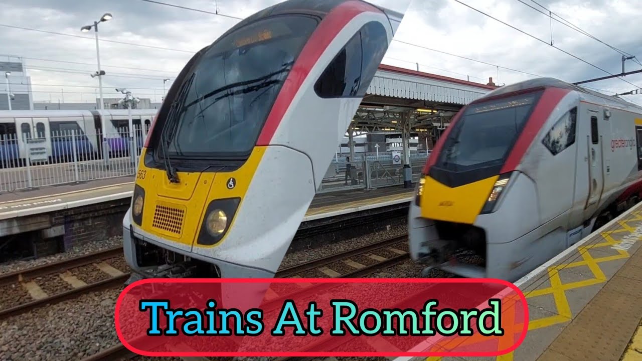 Trains At Romford GEML 8/7/23