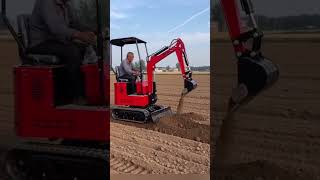 This mini excavator is powerful and efficient. #digger #excavator