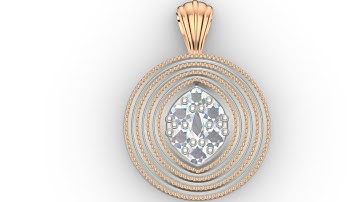 create diamond pendant Learn rhino 3d modeling, grasshopper, rhino with me #339 rhino #rhino3d