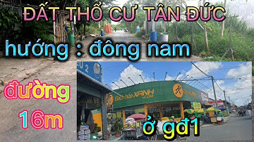 chủ kẹt tiền cần bán lô đất đường 16a2 tại gđ1 kdc tân đức | đức hòa