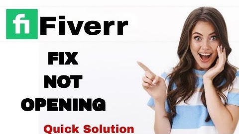 How To Fix And Solve Not Opening On Fiverr App | Easy Fix