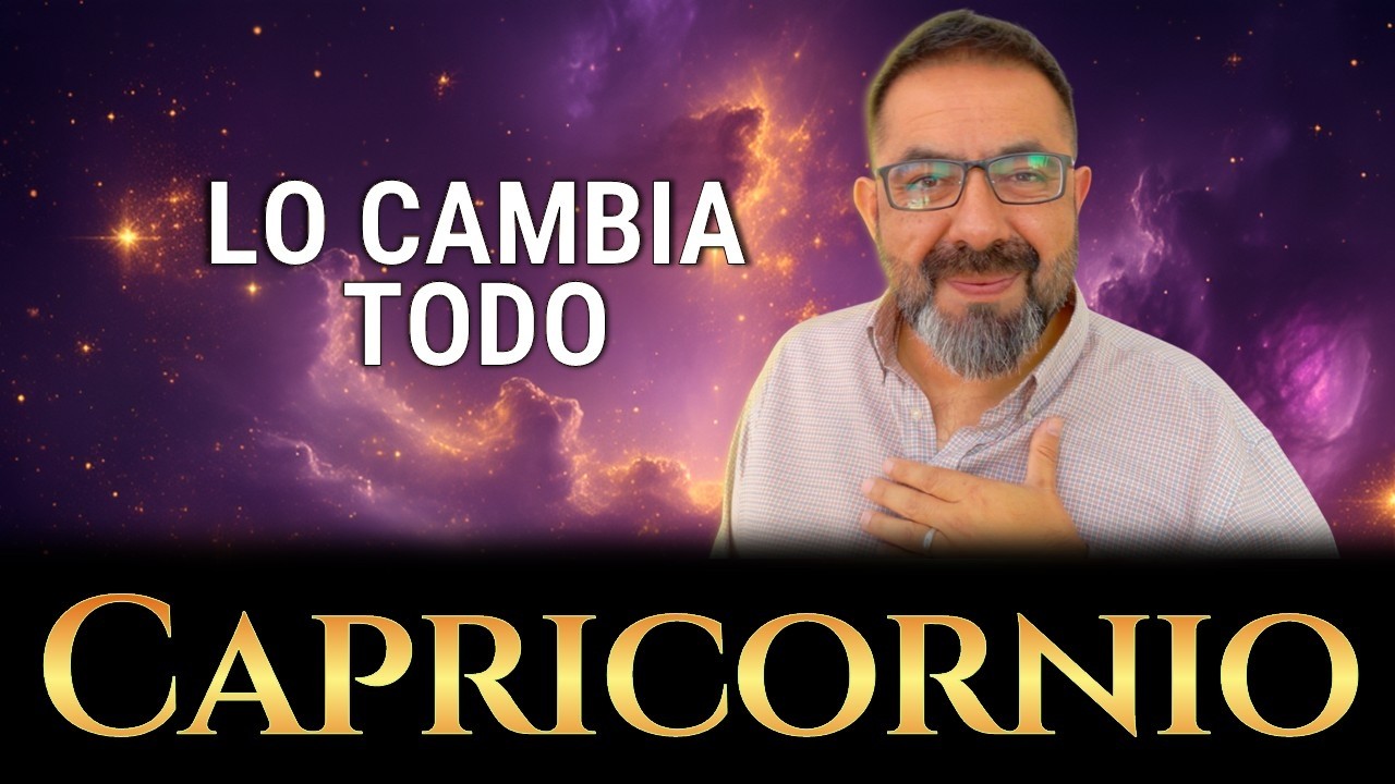 Capricornio ♑️ Es un MILAGRO. Directo del CIELO 🔮 TAROT hoy (clip)