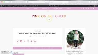 How to add hidden vertical pins to your blog post.