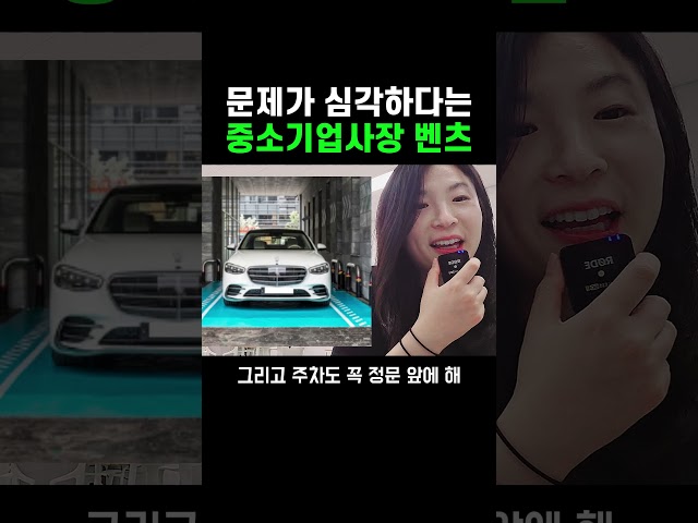 문제가 심각하다는 중소기업사장벤츠