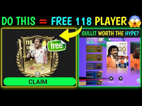 FREE 118 DUDEK CONFIRMED✅️ - Ruud Gullit Is Back in Fc Mobile | Dynamic Fc
