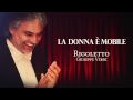 Andrea Bocelli - La Donna è Mobile / Rigoletto (Picture Postcard)