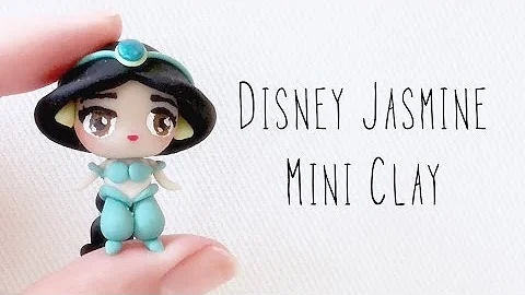 DIY Disney Jasmine Clay Chibi Tutorial