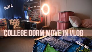 College dorm move-in vlog| Air Force academy [SEASON 2]