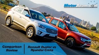 2016 Renault Duster vs Hyundai Creta - Comparison Review | MotorBeam