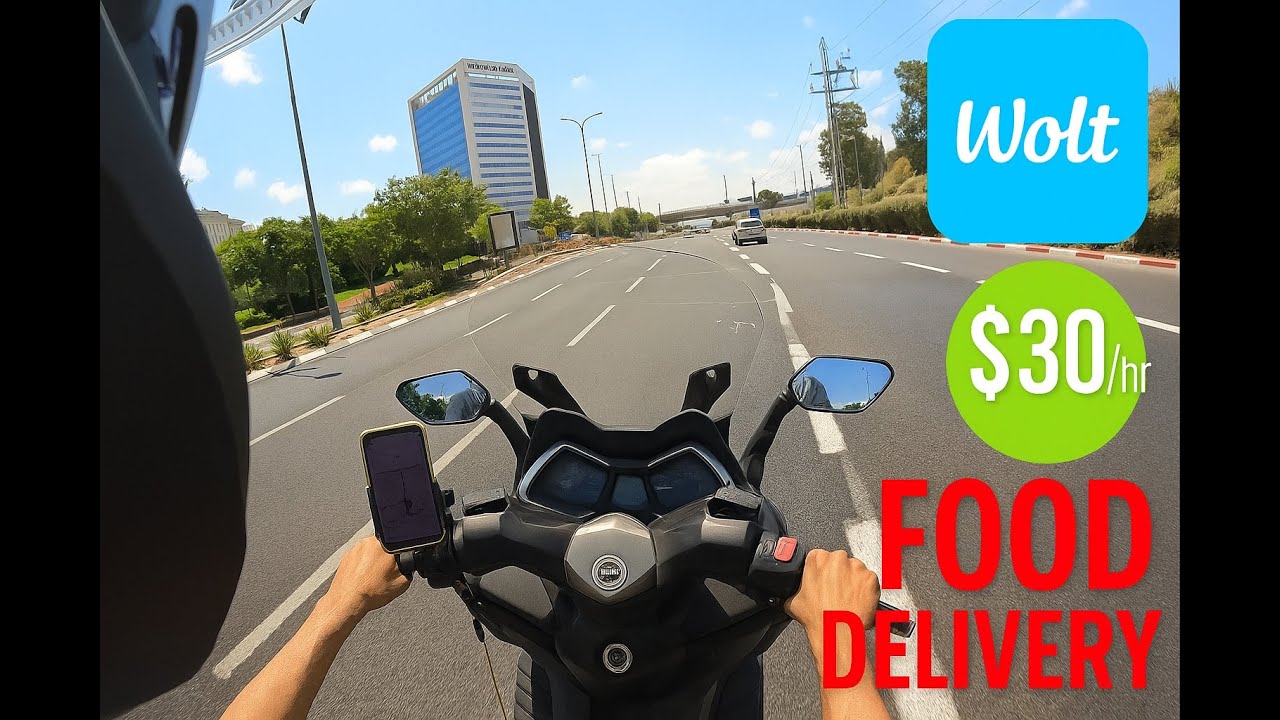 Big Delivery, Big Pay! 💰 | POV Food Delivery in Tel Aviv