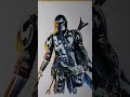 FULL VIDEO ON MY CHANNEL - The Mandalorian &amp; Baby Yoda Drawing