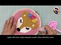 How to DIY Rug Hooking Punch Needle Embroidery Hand Craft