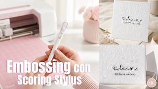 Embossing personalizado usando el Lápiz de marcado de Cricut, ¿es posible?