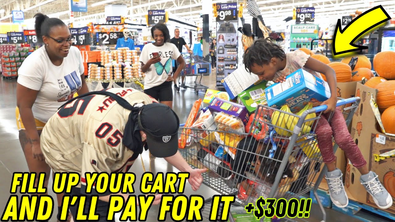 Fill Up Your Cart in 4 Minutes and I’ll Pay For It + 300 CASH!! Pt2 Fill Up Your Cart in 4 Minutes and I’ll Pay For It + 300 CASH!! Pt2