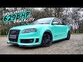 THIS *SUPERCHARGED 629BHP* AUDI RS4 IS THE MEANEST ON THE STREETS