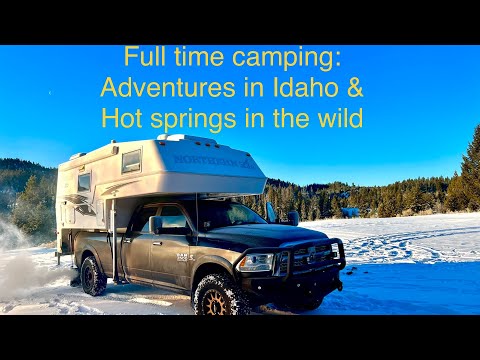 Truck camping in the most remote wilderness of the contiguous US | Hot springs adventure!