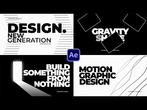 4 Motion Design Background Animations in After Effects
