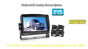 Review Fookoo Ⅱ HD Backup Camera System, 1080P 7