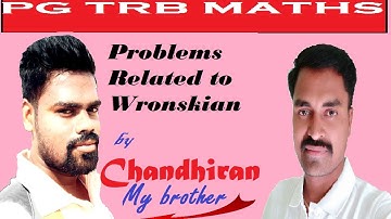 Problems Related To Wronskian | Problems on legendre