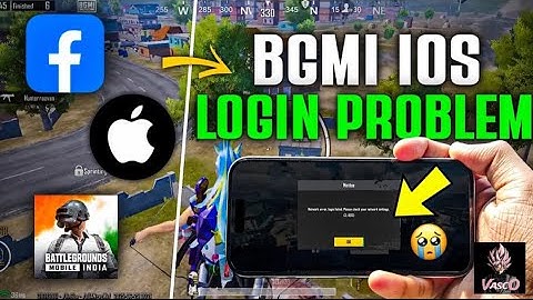 Bgmi IOS login Problem Solution?? IOS login Problem reason??📵