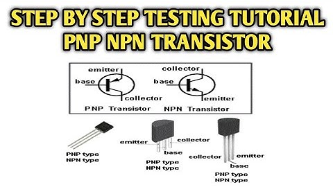 PNP NPN Transistor Testing Tutorial - How to Test PNP NPN Transistor using Analog Multimeter