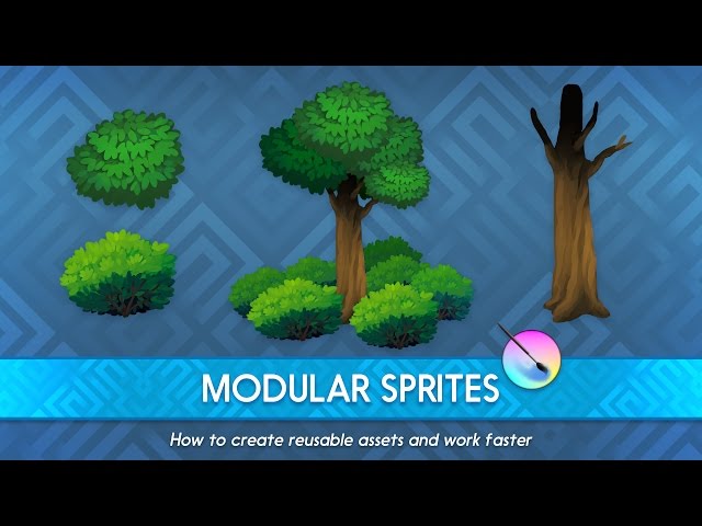 🔴[LIVE] How to make modular 2d game sprites