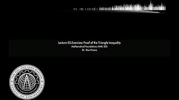 02.Exercises Proof of the Triangle Inequality