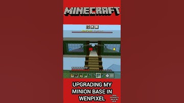 wenpixel me finally mera op MINION based upgrade ho hi gya|PHANTOM GAMER 2.o #shorts  #minecraft