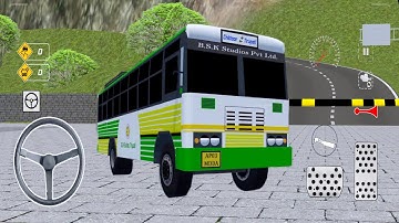 RTC Bus Driver #1 Indian Roads - Android iOS Gameplay Video | New Bus Game 2023 (Download Now)