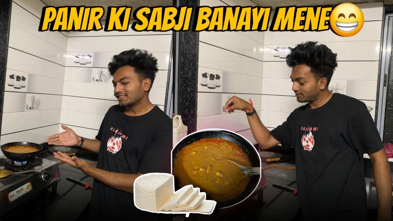 Guys aaj mene Panir ki sabji banayi😁