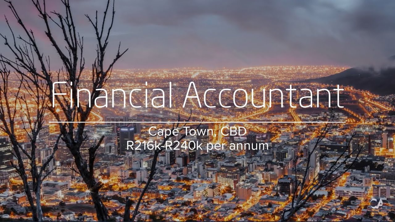 Financial Accountant Job Cape Town, CBD CA Financial Appointments