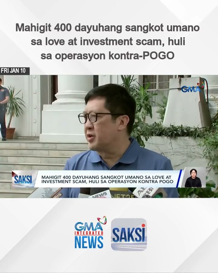 Mahigit 400 dayuhang sangkot umano sa love at investment scam, huli sa operasyon kontra-POGO | Saksi