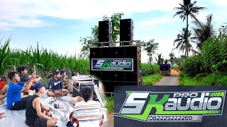 SK PRO AUDIO CEK SOUND DI PERSAWAHAN | DJ  EMAS HANTARAN