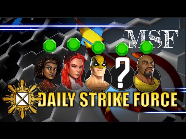 The Ultimate Build for Heroes for Hire. MSF - MARVEL Strike Force