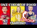 Eating Only ONE Color of Food for 24 Hours WITH A SWAP TWIST!