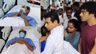 Former Telangana CM KCR Visuals Inside Yashoda Hospital | Shifting To Operation Theater | KTR