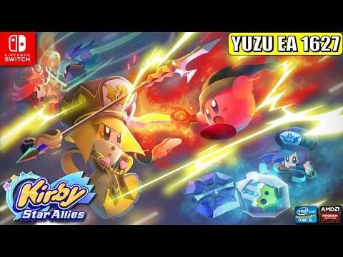 Kirby Star Allies - Yuzu - Геймплей - 60 кадров в секунду