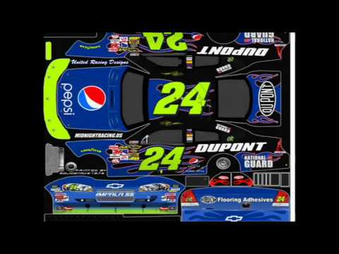 how to make custom nascar paint schemes