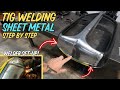 How-To TIG BUTT Weld Sheet Metal Restoration Panels 1932 Ford Split Grill On Model A Roadster