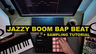 Maschine Mikro MK3 | Jazzy Boombap Beat + Sampling Tutorial