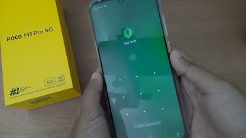 how to set app pin lock on poco M3 pro 5g, poco app lock setting